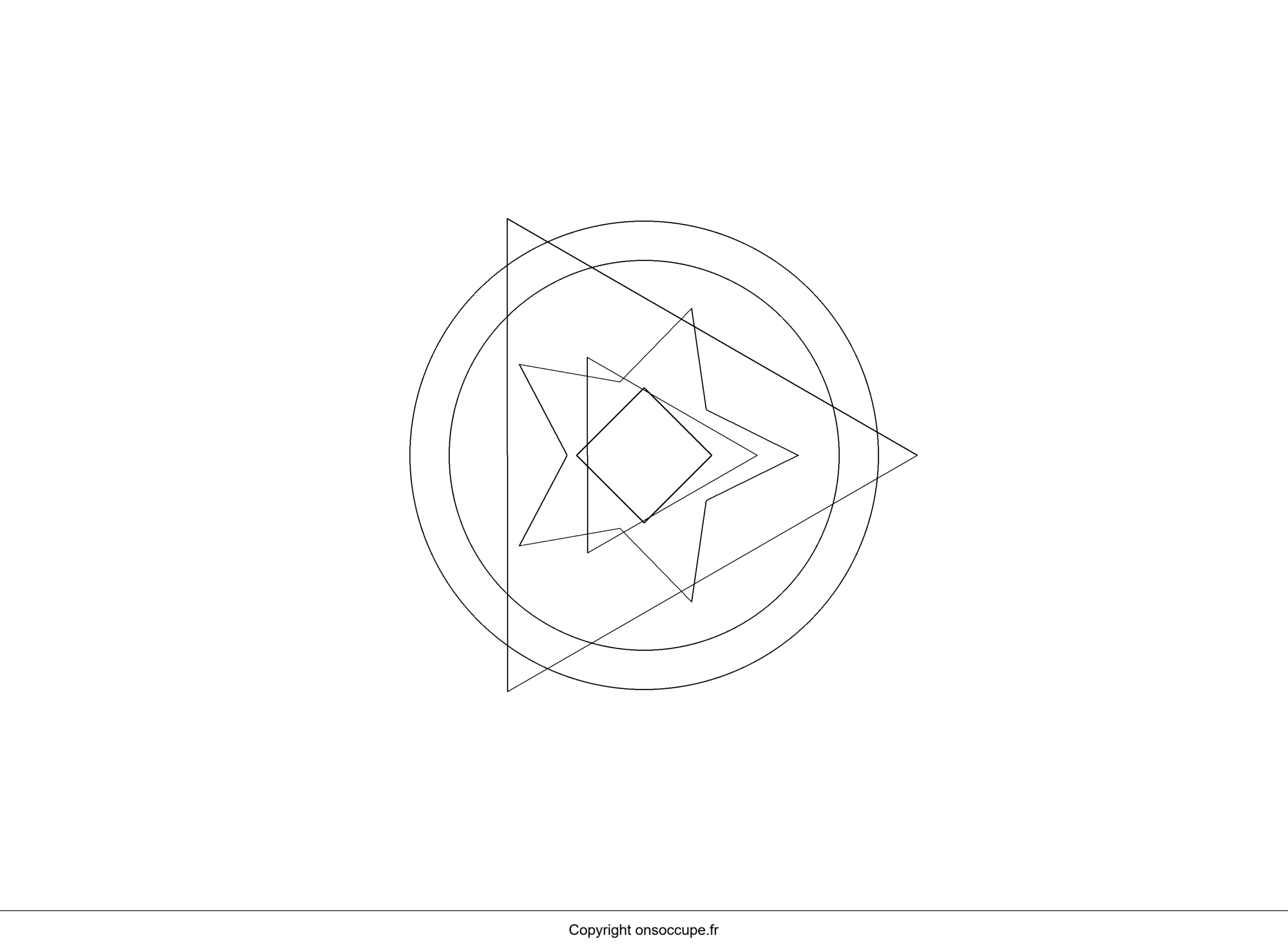 Coloriage Mandala Enfant 9 à colorier - Mandala simple et amusant - Mandalas Enfant à imprimer gratuitement