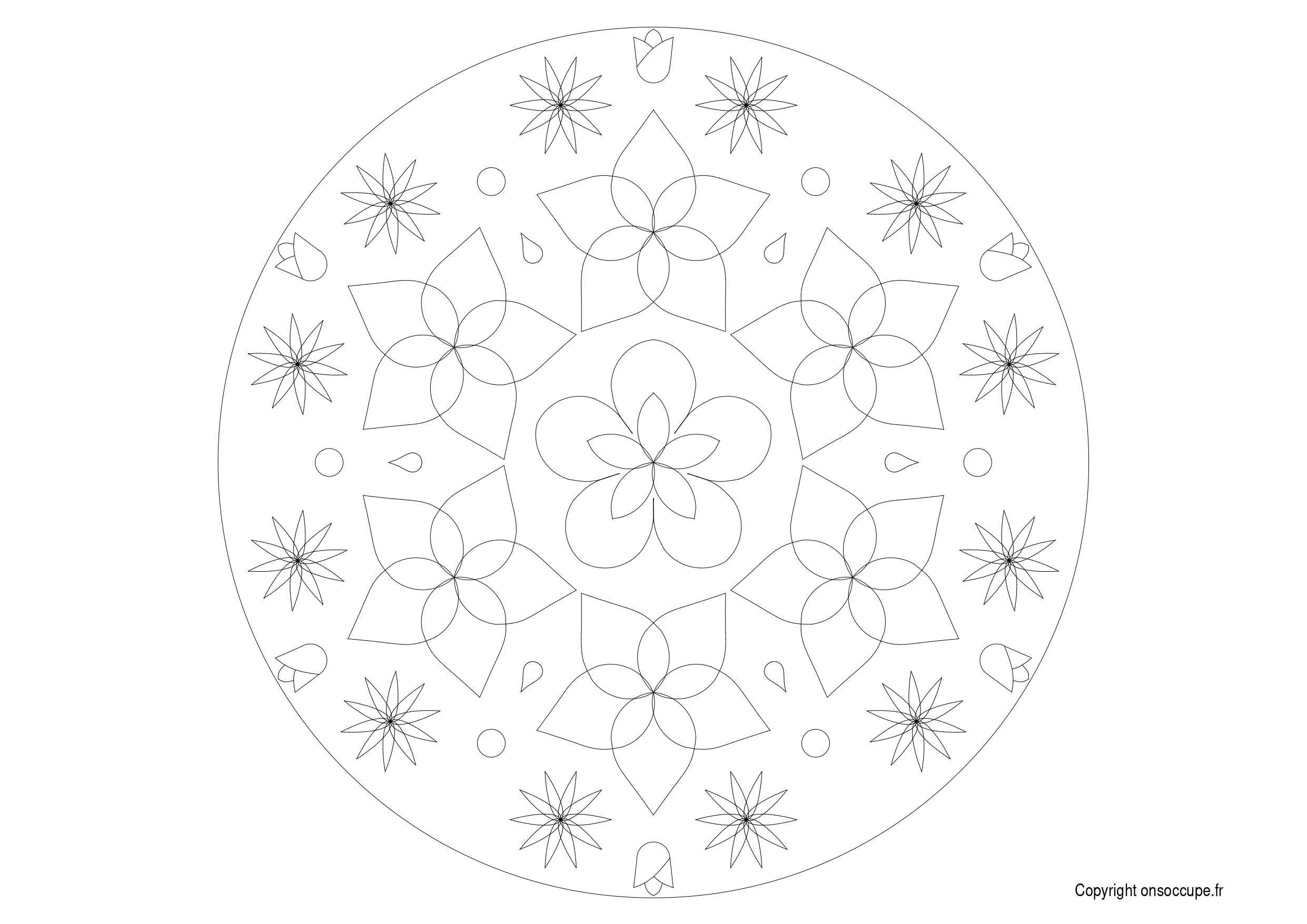 Coloriage Mandala Enfant #11 - Mandalas Enfant à imprimer gratuitement