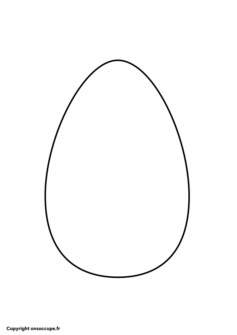 Lire la suite à propos de l’article Oeuf de Pâques à imprimer et colorier