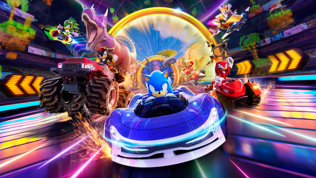Illustration de Sonic Racing: CrossWorlds.