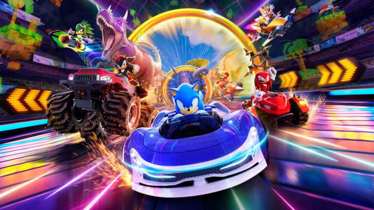 Illustration de Sonic Racing: CrossWorlds.