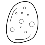 Coloriage Coloriage Pierre-eau, pierre évolutive Pokémon.