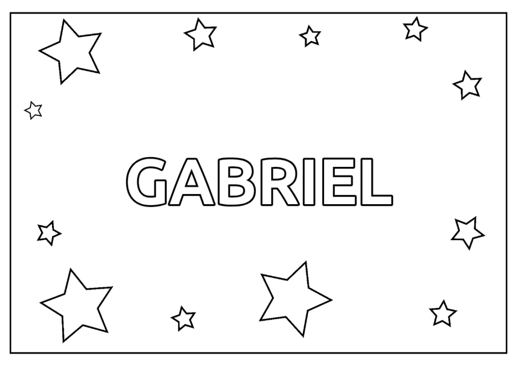 illustration du résultat du générateur de coloriage personnalisé.