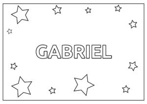 illustration du résultat du générateur de coloriage personnalisé.