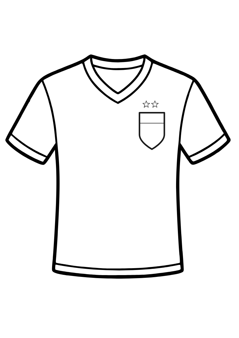 Lire la suite à propos de l’article Coloriage Maillot de Foot #1