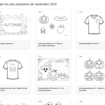 Capture de la section coloriage populaires septembre.